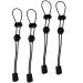 2 pieces Backpack Walking stick Elastic cord with buckle Ruckack holder trekking sticks hiking stick rope for attaching hiking stick for mountaineering camping hiking