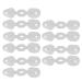 Hallux Valgus Corrector Toe Separator Bunion Corre Hallux Corrector5 Pairs Hallux Valgus Bunion Corrector Unisex SEBS Toe Separator Foot Care Correction Tool