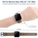 EZCO Leather Bands Compatible with Fitbit Versa/Versa 2 / Versa Lite  Vintage Genuine Leather Band Replacement Strap Wristband Accessories Man Women 5.5-7.8 Wrist Compatible with Versa Smart Watch Dark Coffee Brown - Buy Online on GoSupps.com