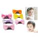 12 small baby hair clips for fine hair boutique ripband hair loops hair clips for babies girls newborns toddlers (random colors)