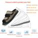 Extra Wide Diabetic Footwear | Unisex Adjustable Shoes for Swollen Feet | Men's Sandals for Arthritis & Plantar Fasciitis | Khaki 8.5 - Buy Online on GoSupps.com