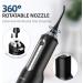 Cordless Water Flosser - Rechargeable Oral Irrigator for Teeth Cleaning | 8 Jet Tips, 5 Cleaning Modes | IPX7 Waterproof - Ideal for Home and Travel | Black - Buy Online on GoSupps.com