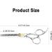 Filhome Professional Thinning Scissors for Dogs - Double Sided Stainless Steel Blades - Grooming Shears for Pets - Blue Crystal Screw - Buy Online on GoSupps.com