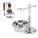 Luxury Shaving Set for Men | Badger Brush Soap & Stand | Durable Stainless Steel Razor Set - Buy Online on GoSupps.com