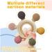 Bite Ring Baby Teething Toy - BPA-Free Silicone Dental Aid for 3+ Months - Multi-Colored Nursing Accessory - Buy Online on GoSupps.com