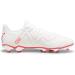 PUMA Men's Future Play FG/AG Football Shoe - EU 43 White & Fire Orchid | International Shipping Available - Buy Online on GoSupps.com