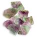 Soulnioi 10pcs Bicolor Fluorite Crystal Raw Stone Healing Crystals Rough Stones(2-3cm) for Meditation Wicca Reiki Healing Purification Chakra Balancing Fluorite-10pcs