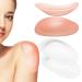 Healeved 4 Pairs Invisible Shoulder Pads Silicone Shoulder Pads Anti-Slip Shoulder Pads Reusable Shoulder Enhancer for Women Man