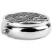Zebra Print Mini Round Pill Box - 3 Compartment Travel Pill Organizer for Home & Office - Buy Online on GoSupps.com