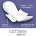 Cottons Organic Cotton Overnight Sanitary Pads for Women - Hypoallergenic & Breathable - Heavy Flow - 10 Count - Buy Online on GoSupps.com