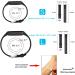 3 Pack Pattern Bands Compatible with Fitbit Luxe - Luxe Classic & Special Edition Adjustable Sport Wristbands - Small Size Women Slim Bands 3 Pcs - Black/White/Navy - Buy Online on GoSupps.com