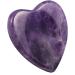 MookaiTedecor Amethyst Thumbstone Crystal Massage Stones for Healing Reiki - Pack of 2 Heart-Shaped Gemstones (47x44x7mm) - Buy Online on GoSupps.com