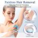 Crystal Hair Remover Stone - Painless Exfoliation Tool for Smooth Silky Skin - Fast & Easy Hair Removal for Men and Women - Blue - Buy Online on GoSupps.com