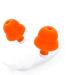 Silicone Soft Ear Plugs for Side Sleepers - 32dB Noise Reduction, Reusable Washable - 3 Pairs for Sleep, Work, Study, Snoring, and Travel | Orange - Buy Online on GoSupps.com