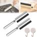 Multi-Function Rotating Crevice Cleaning Brush Hard Bristle Crevice Cleaning Brushes with Scraper 25 Degree Rotating Cleaning Brush for Toilet Bathroom Sink Window (2pcs White)
