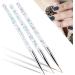 Washranp Nail Dotting Pens - Ultra Thin Carving & Liner Tools for Professional Nail Art | International Shipping - Buy Online on GoSupps.com