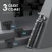 Hair Clippers Men Professional T Blade Hair Trimmer Precision Beard Trimmer Cordless Electric Haircut Clippers for Adult Kids Adjustable Grooming Kit with Guide Combs for Home Barber Use Black - Buy Online on GoSupps.com