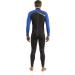 Cressi Men's Full Front Zip Wetsuit - Lido Long | Black/Blue, X-Large - Buy Online on GoSupps.com