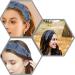 Elastic Hair Hoop Elegant Headband Ruched Fabric Hair Band for Women and Girls Birthday Party Daily Wear - Buy Online on GoSupps.com