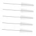 Hemoton 5pcs Cleaning Brush Cleaning Rod Earwax Remover Hearing Amplifier Cleaner Stainless Steel Nylon Brush Clean Cleaning Tools Earpiece Cleaner