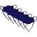 KUNSTIFY Elastic fabric masks 5 pieces adjustable with elastic bands black washable dark blue