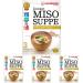 Marukome Instant Miso soup (from Japan with fried tofu MSG free fast preparation) 1 x 57 g (pack with 4) fried tofu 57 g (4 Pack)