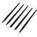Makeup Brush Set Portable Handle 5 Pieces Silicone Brushes for Eye Shadow Lip Eyebrows Eyeliner Easy Applying Lightweight and Compact - Buy Online on GoSupps.com