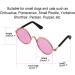 Cat Retro Sunglasses Metal Circular Glasses Props Accessories Cosplay Glasses for Cat & Puppy Dog Rabbit(1 Pack) (Pink) - Buy Online on GoSupps.com