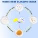 260g White Shoe Cleaning Cream with Sponge - Multifunctional Trainer Cleaner for Sneakers & Trainers - Whitener & Cleaner Paste for Shoes, Clothes, Sofa - Buy Online on GoSupps.com