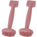 2Pcs Face Mask Brush 2Pcs Face Mask Brush Silicone Facial Cleansing Brush Scraper Tool Cleaning for Beauty Salon Apply Mud Mask (Pink) - Buy Online on GoSupps.com