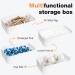 Tokokimo Large Laundry Basket & Detergent Storage Container - Sliding Cover Organizes 90-100 Clothes Ideal for Laundry Room | White - Buy Online on GoSupps.com