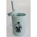 Silicone Toddler Training Cup | Sippy Cup with Straw | Non-Slip & Unbreakable | BPA-Free | Ice Blue with BFF Logo - Buy Online on GoSupps.com