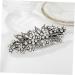Ipetboom Rhinestone Hair Clip Hair Barrettes Women Hair Clip Silver Hair Clip Rhinestones Hairpin Flower Hair Clip Rhinestones Barrette Women Hair Decor Hair Accessory Women Hairpin - Buy Online on GoSupps.com