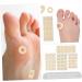 ULTECHNOVO 4sheets Latex Corn Stickers Toe Separator Cushions Bunion Pads Silicone Gel Toe Pad Gel Corn Toe Corn Remover Toe Corn Pad Foam Stickers Foot Pad Latex Sponge Feet Foot Patch - Buy Online on GoSupps.com