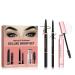 SONGVISON LUXURY BROW KIT - Complete kit for natural to well-defined eyebrows with definer for precise shape pen for seamless filling and clear gel for full hold