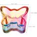Baluue Dappen Dish Butterfly Shaped Glass Crystal Dappen Dish Cup Nail Art Liquid Powder Nail Crystal Bowl Glassware Tools for Nail Art Manicure 5.00X4.20X2.50CM - Buy Online on GoSupps.com