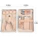 Nail Clippers Set Stainless Steel Nail Clippers 18 in 1 Set Nails Set Manicure Tool Set Rose Gold Suitable for Family Outdoor Travel Best Gift Pink - Buy Online on GoSupps.com