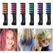 Maydear Hair Chalk For Girls Washable Bright Mini Hair Chalk Combs Temporary Hair Color, for Festival Party Cosplay Dress up Halloween, Christmas New Years Birthday for Girls - 6 Color