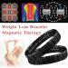 ZXCVB Titanium Power Magnetic Therapy Bracelet - Black Two-Row Slim Fit Men's Magnetic Band for Optimal Health - Buy Online on GoSupps.com