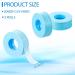 Nuanchu 12 Rolls Reusable Silicone Tape for Sleeping, Skin, Lash - Easy to Remove (Blue, 0.5 Inch x 3.9 Yards) - Buy Online on GoSupps.com