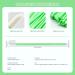 Paitok Disposable Lip Brushes - 200-Pack Lip Applicators for Lipstick & Gloss | Makeup Tool Set (Green) - Buy Online on GoSupps.com