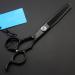Hair Cutting Scissors 6 Inch Japan 440c Steel Rose Black Hair Scissors Haircut Thinning Barber Tools Cutting Shears Hairdresser Scissors Set - Buy Online on GoSupps.com