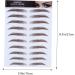 FRCOLOR 16 Pcs Eyebrow Stickers Eyebrow Shaping Template Eyebrows Makeup Tools Eyebrow Stencils 3d Applique - Buy Online on GoSupps.com