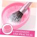 MAGICLULU Makeup Brush Cleaning Cup Makeup Brush Cleaner Silicon Brush Cleaner Pad Brush Washing Tools Brush Scrubber Mat Makeup Brush Washing Tool Silica Gel Beauty Egg Drying Rack Pink - Buy Online on GoSupps.com