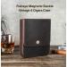 LYGA Real Leather Portable Cigar Humidor Men's Business Cigar Bag Portable Multi-Functional Cigar Bag 4 Cigar Storage Bag. - Buy Online on GoSupps.com