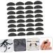 Plafope 18 Pairs Self-Adhesive Glasses Nose Pads - Silicone Repair Pads for Eyewear Sunglasses & Schnapps Glasses - Black (1.9x0.8x0.1cm) - International Shipping Available - Buy Online on GoSupps.com