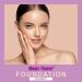 Music Flower Photo Genic Liquid Foundation - Matte, Oil-Free, Waterproof Makeup Base - Full Coverage, Long-Lasting, Poreless - Dewy Smooth Finish - 1 Fl Oz (Wheat) - Buy Online on GoSupps.com