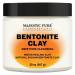 MAJESTIC PURE Bentonite Clay - Indian Healing Clay - Deep Pore Cleansing Mask - Clay Mask for Face  Hair  Acne  Detoxify and Skin Care - Sodium Bentonite Powder - Facial Mask for Men & Women - 20 oz