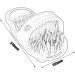 Foot Scrubber Shower Sandal Plastic Bath Shoe Including Pumice Stone Foot Health Care Stone Massager Slipper For Foot Cleaning - Buy Online on GoSupps.com
