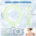 Yuerdream Naked Cooling Hose & Ring - Reusable 18 C Cooling Neck Wrap - Ideal for Summer Heat - Green - Buy Online on GoSupps.com